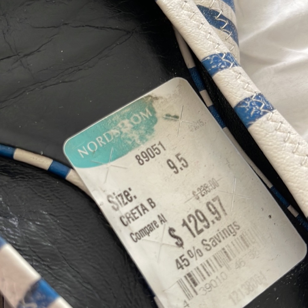 SOLD!!! Tory Burch Creta Stripe Slip Ons - Picture 8 of 9